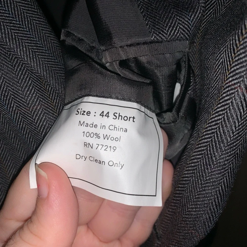 Joseph & Feiss Charcoal Blazer Size 44 Short